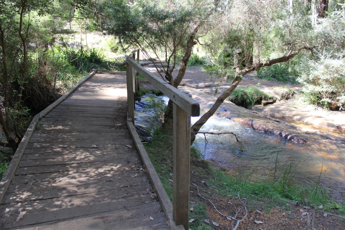 footbridge over the nanga brook