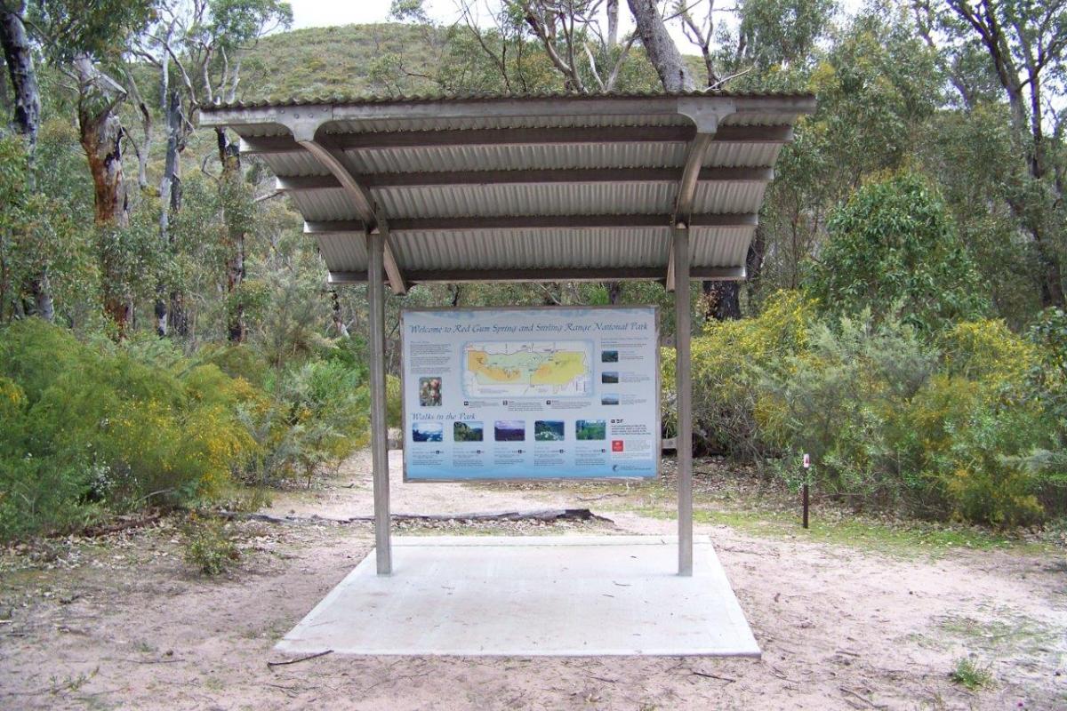 Shelter with Interpretive signage 