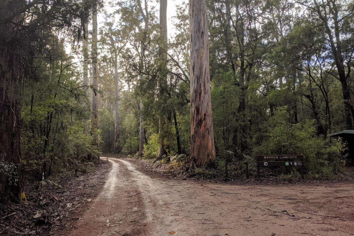 Entrance to Warren Campground