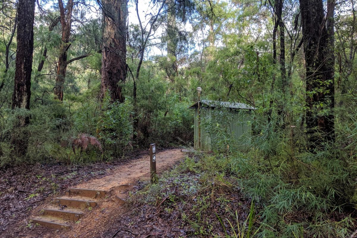 Warren Campground toilet block Warren Campground toilet block