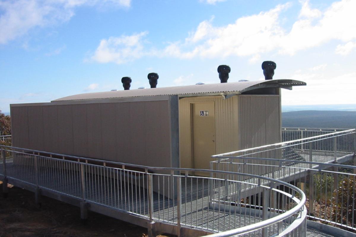 Wheelchair accessible toilets Wheelchair accessible toilets at Bluff Knoll