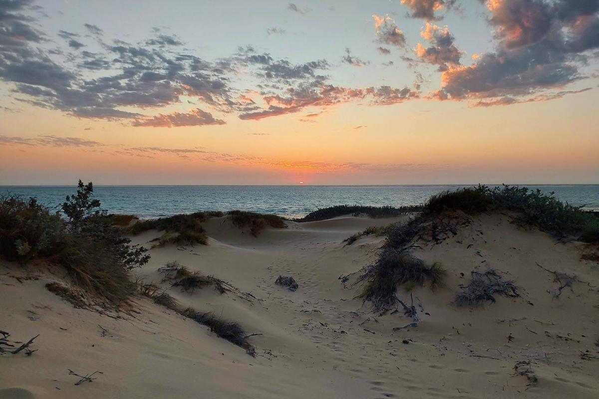 Sunset at Tulki Beach Campground