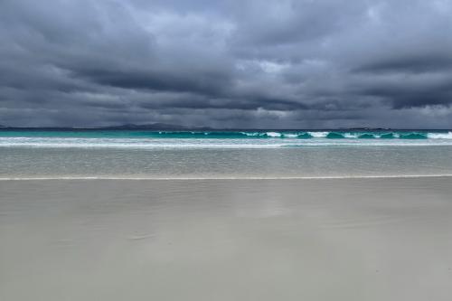 Storm clouds over Tagon Beach in Cape Arid National Park