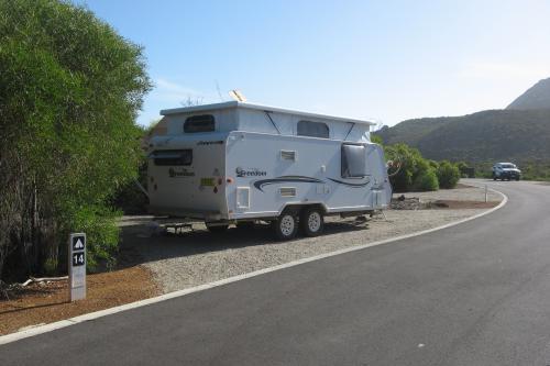 Caravan at Four Mile Campground