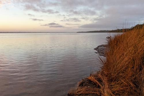 Early morning by the water at Belvidere Campground