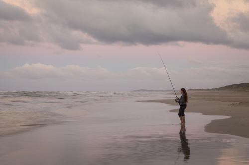 Fishing at Coodamurrup Beach