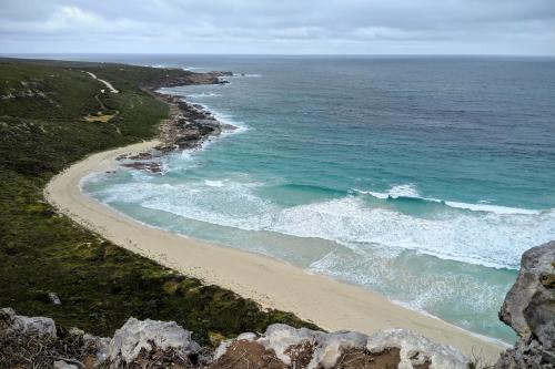 Conto Beach viewed from the Cape to Cape Track