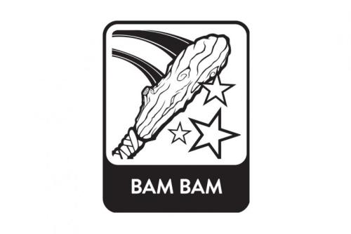 Graphic logo for Bam Bam