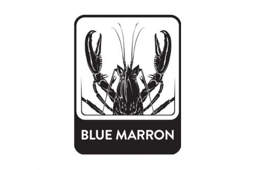 Graphic logo for Blue Marron trail