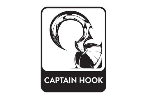 Graphic logo Captain Hook trail