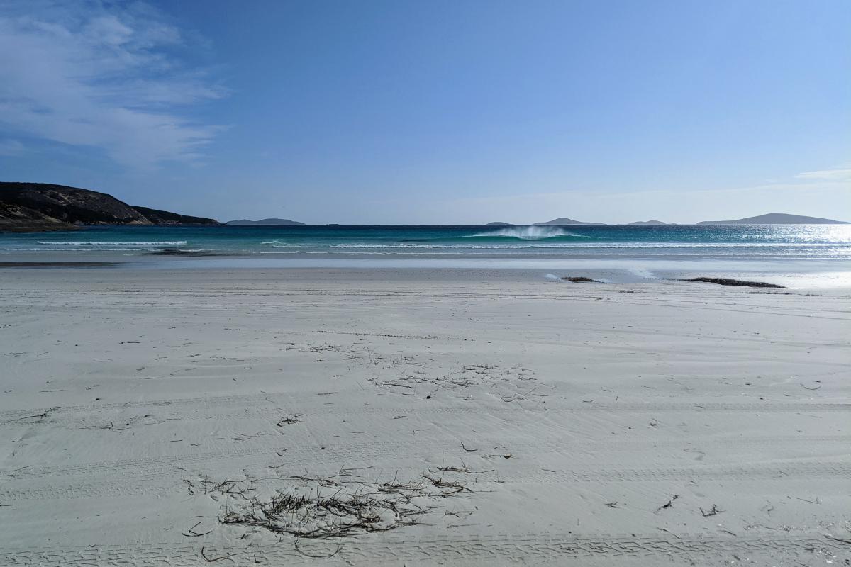 Le Grand Beach in the afternoon