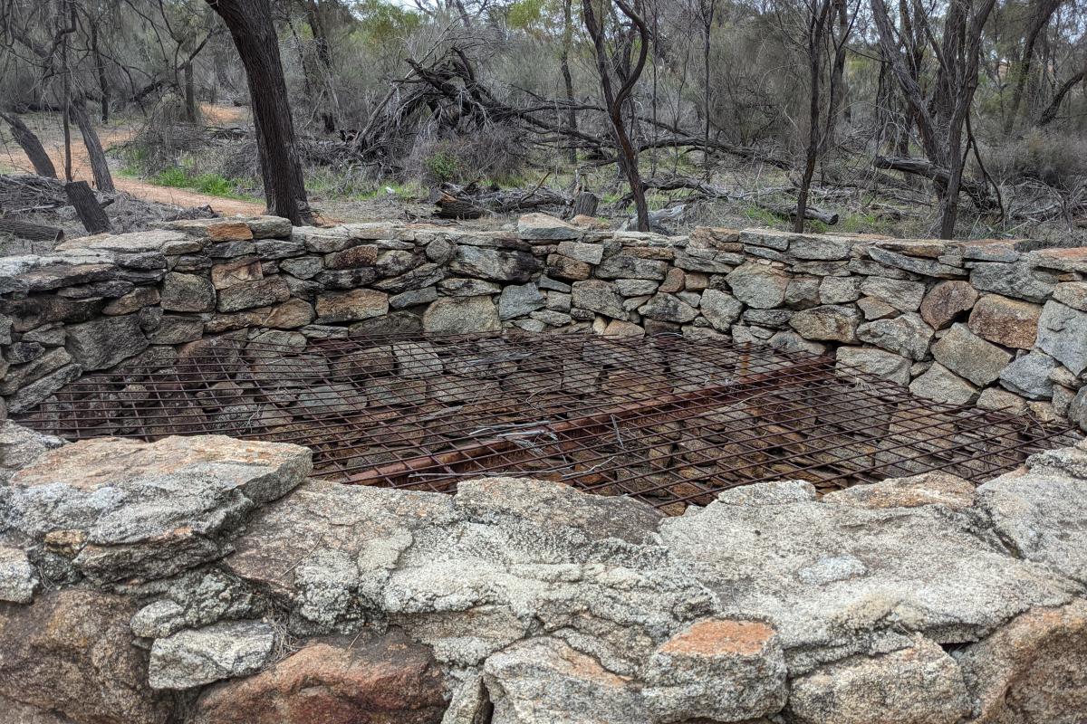 Old stone well