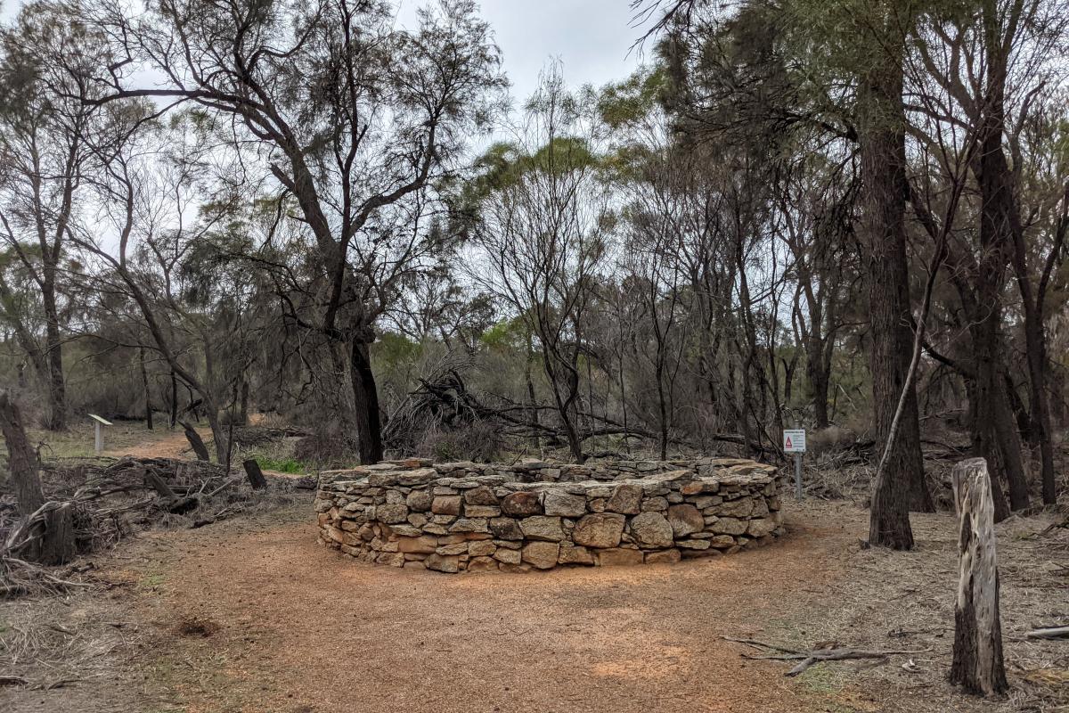 Old stone well