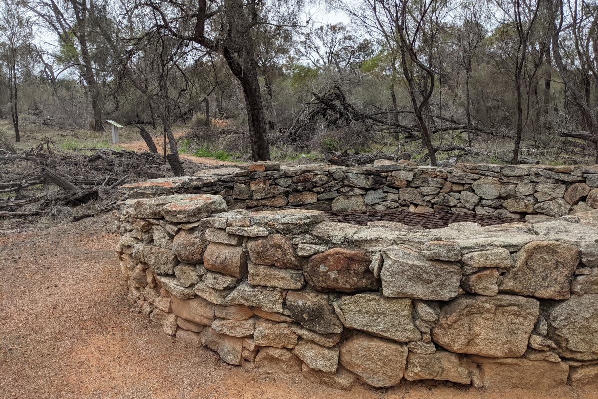 Old pioneer well Kokerbin Rock Nature Reserve Old pioneer well