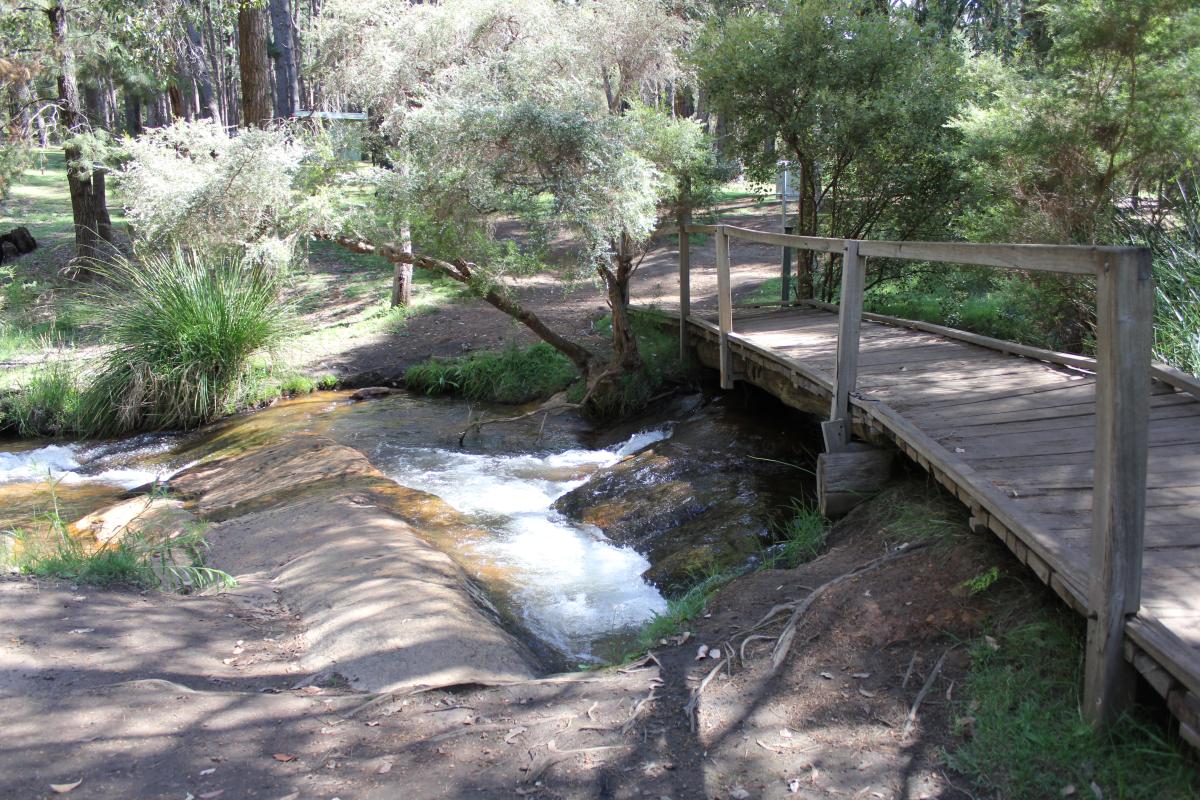footbridge over the nanga brook