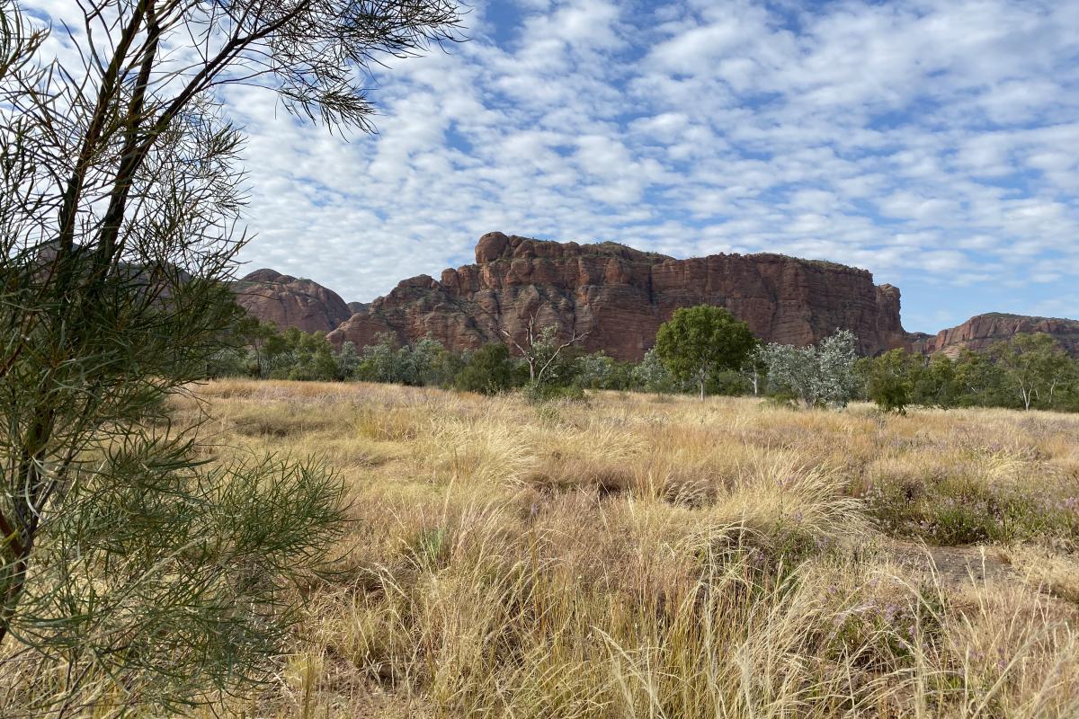 View of rock structure