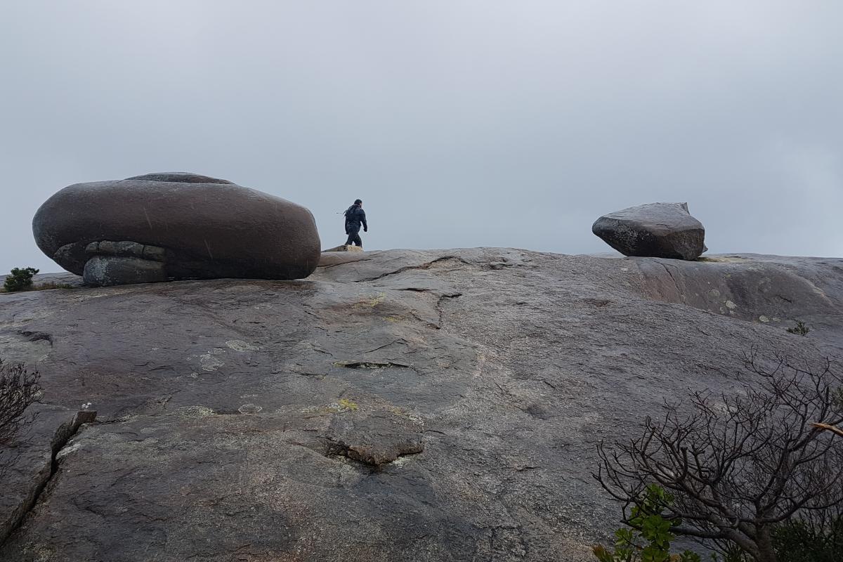 Stony Hill on a cold rainy day