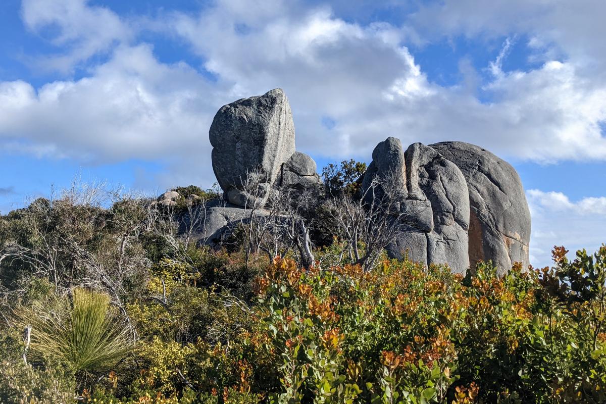 Granite rocks on Stony Hill
