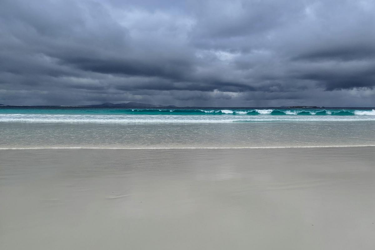 Storm clouds over Tagon Beach in Cape Arid National Park Storm clouds over Tagon Beach in Cape Arid National Park