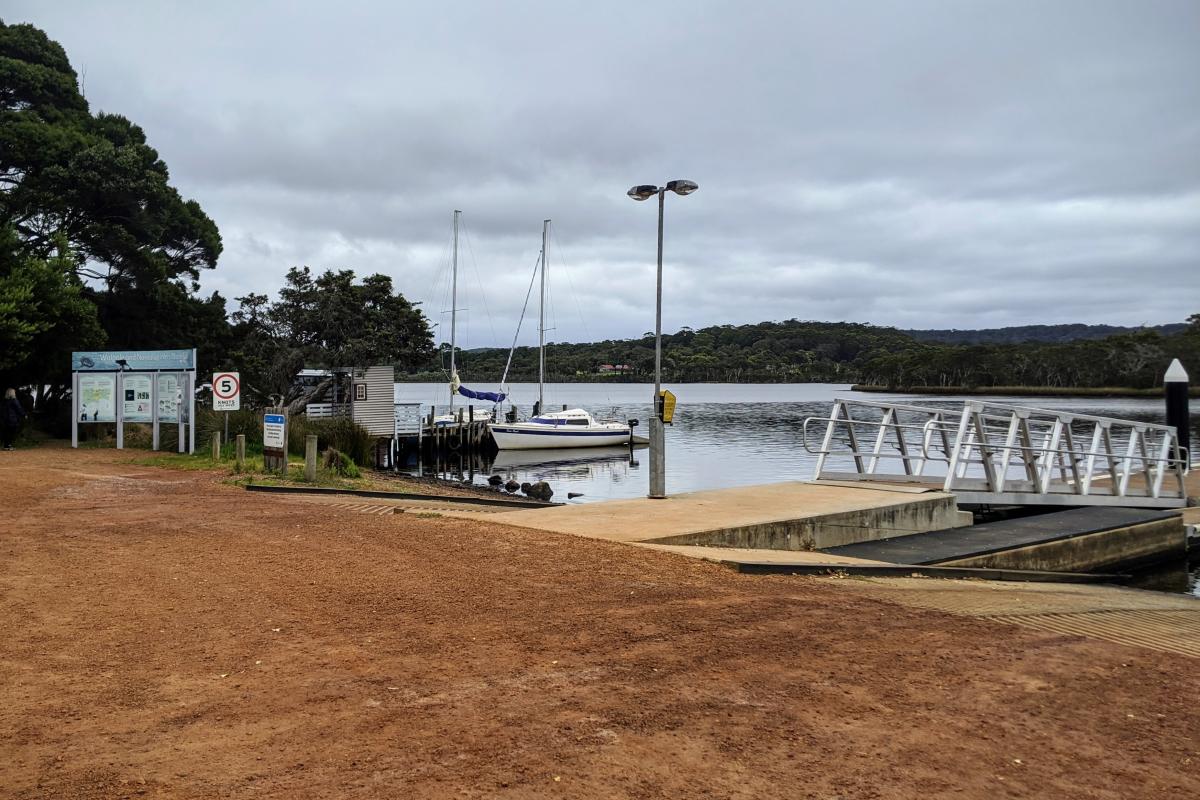 At the Walpole Town Jetty