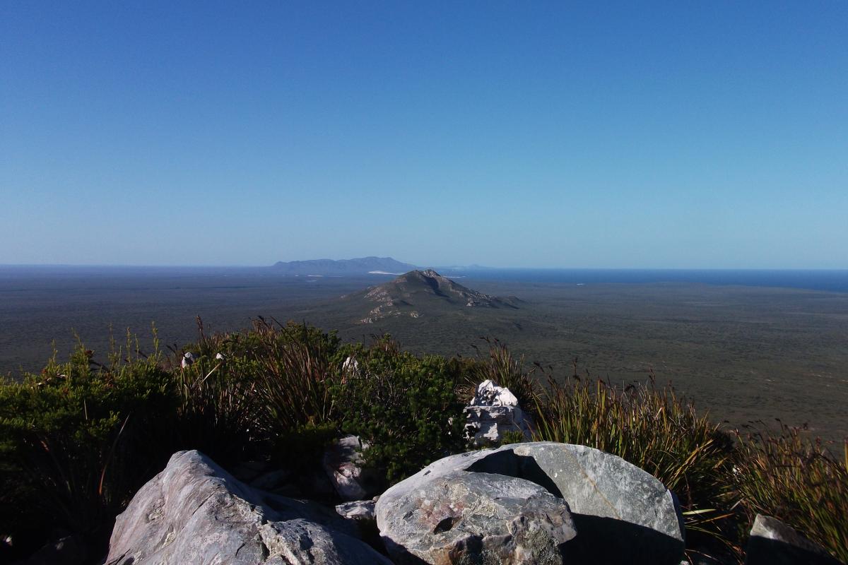 Views of West Mount Barren in the distance