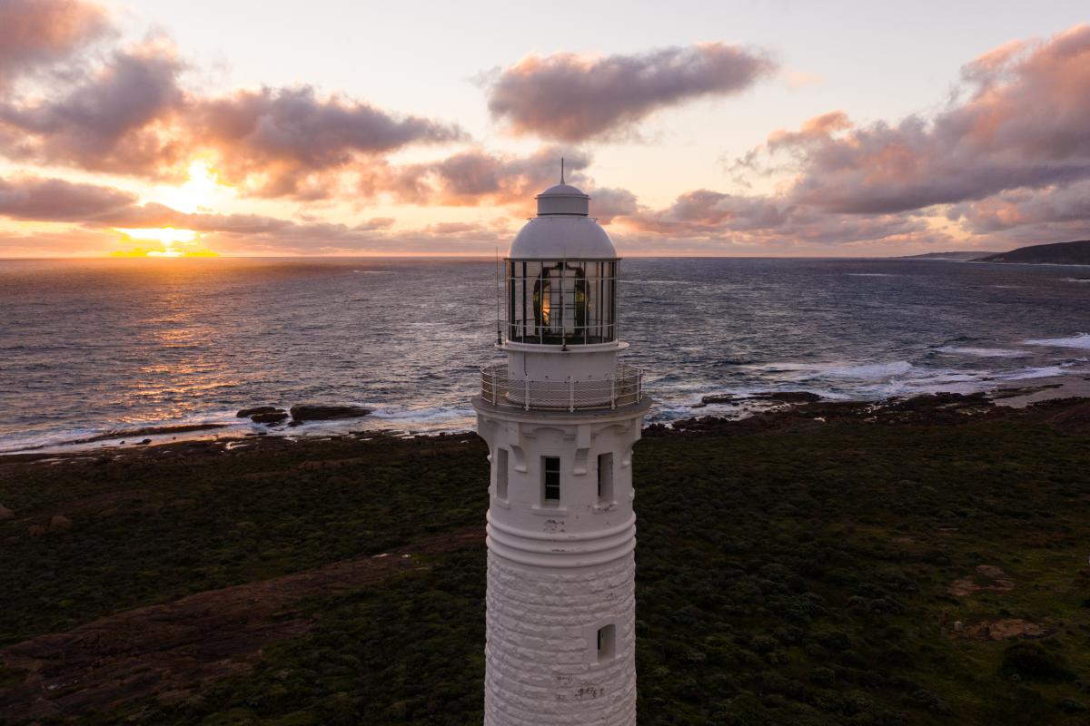 View of the top of Cape Leeuwin Lighthouse