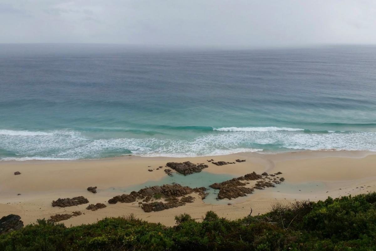 Rain approaching Injidup Beach