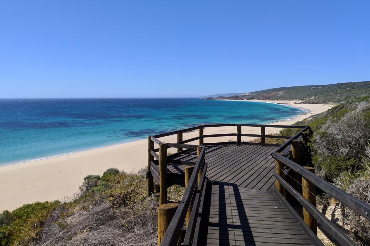 Injidup Beach lookout Injidup Beach lookout