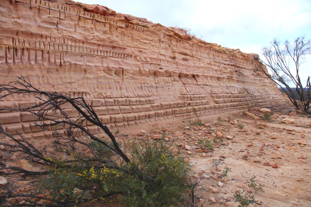 Spongolite rock formations at Twertup