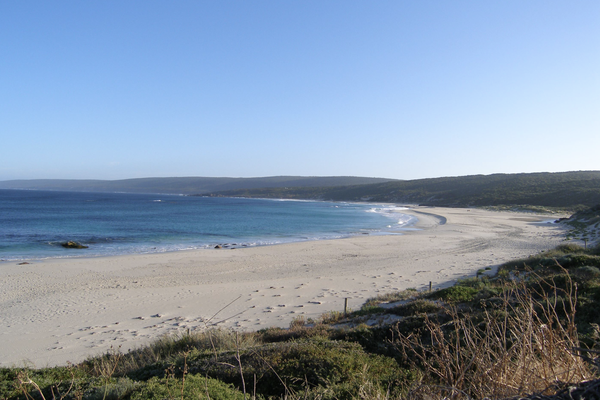 Smiths Beach Leeuwin Naturaliste National Park Beautiful wide beach with a surf break.