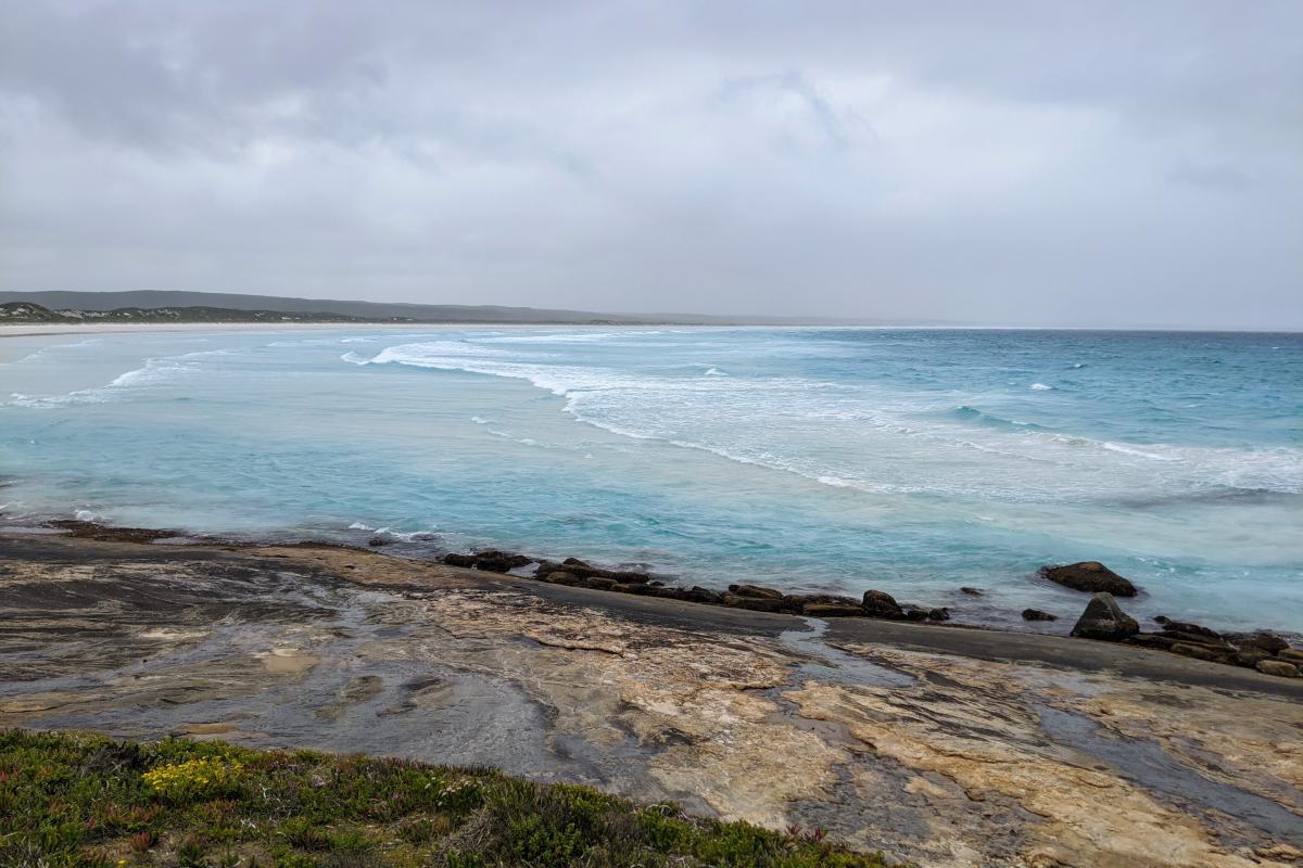 rocky foreshore at Yokinup Bay