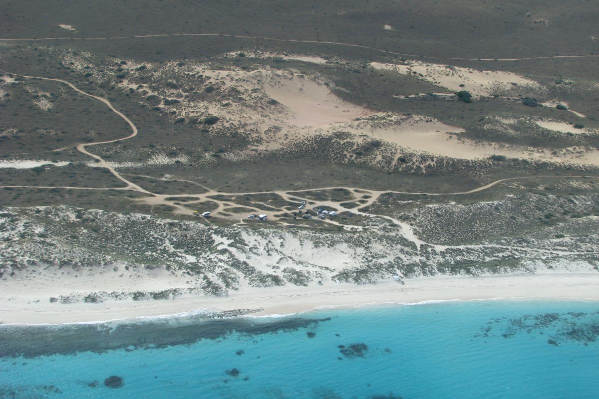 Aerial view of Warroora Coast Aerial view of Warroora Coast