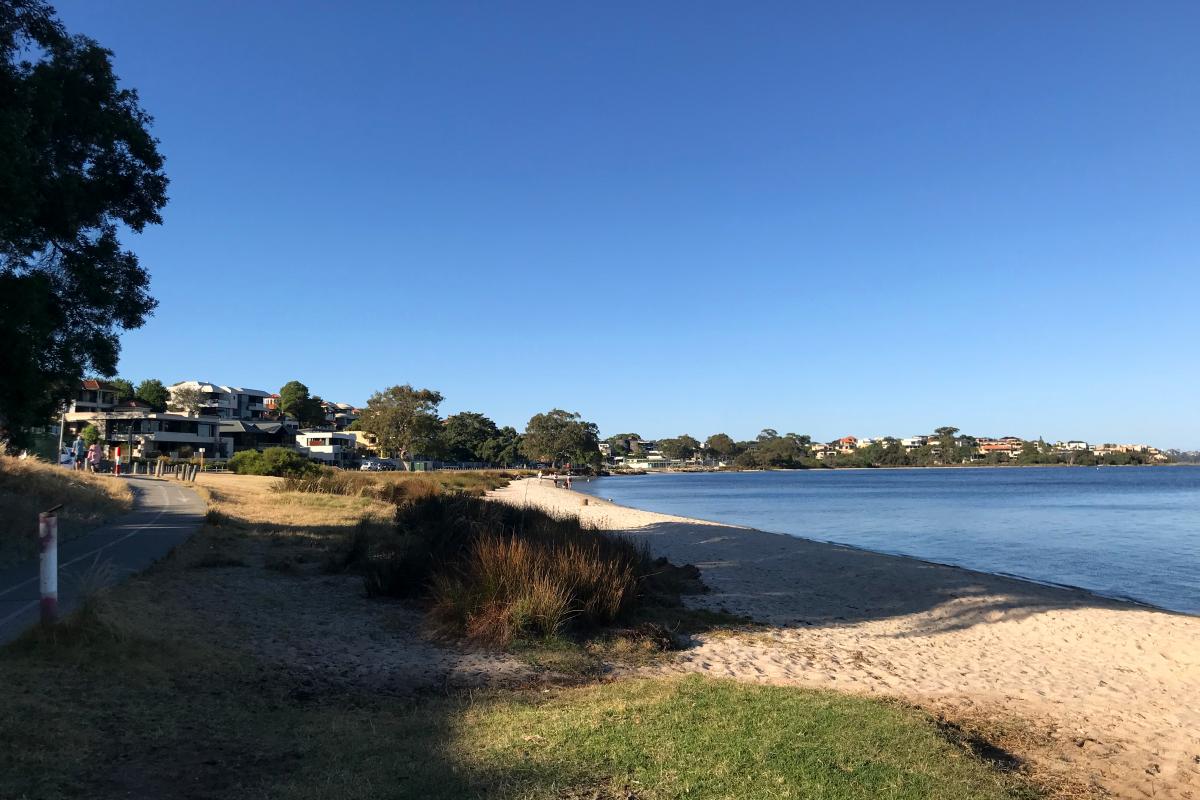 Foreshore recreation area at Point Heathcote