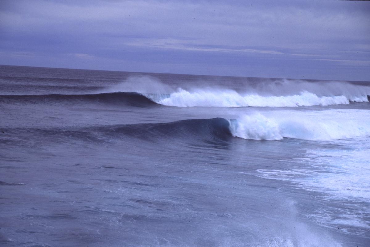 waves at mystery beach at dirk hartog island