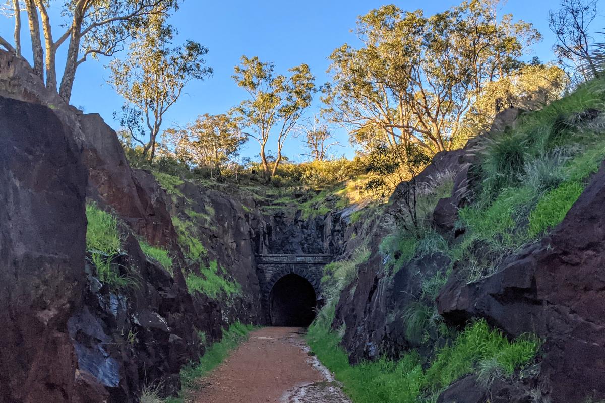 Swan View Tunnel along the John Forrest Heritage Trail