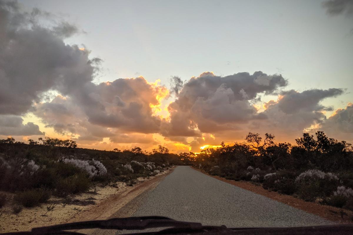 Lesueur Scenic Drive at sunset