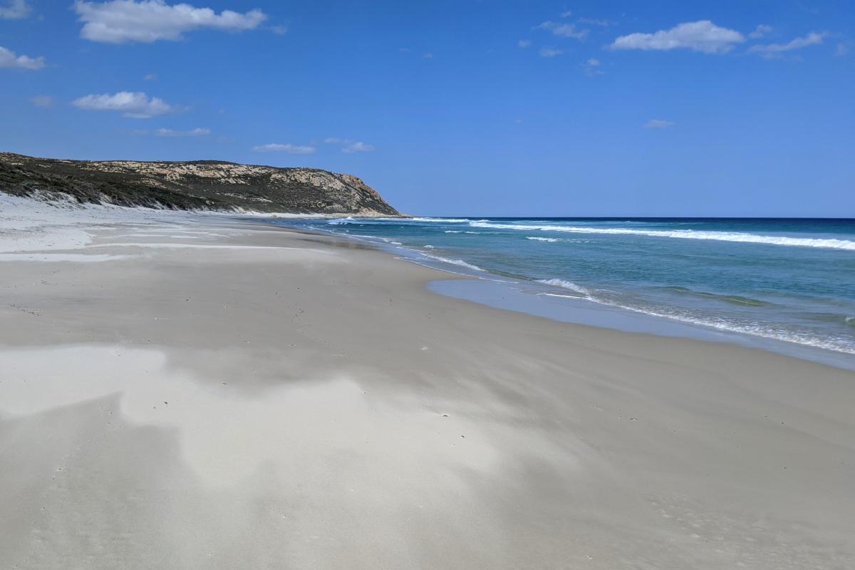 views of the headland at Mylies Beach