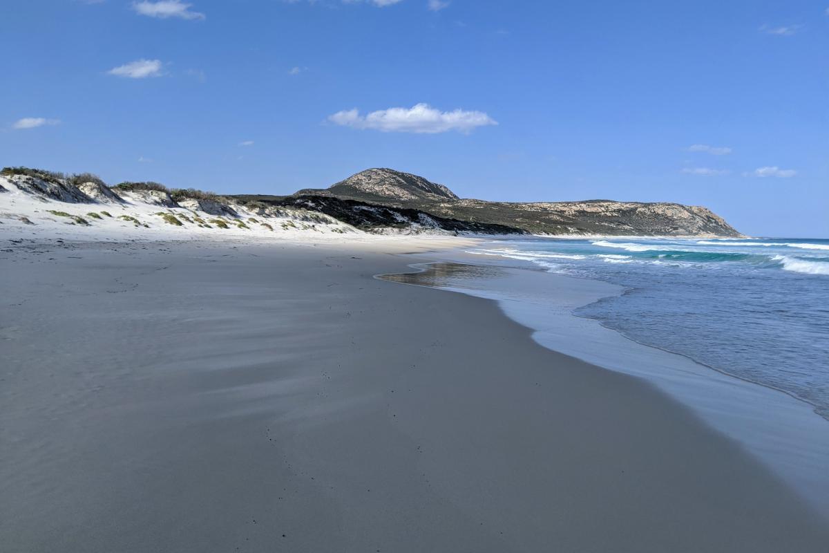 Mylies Beach white sands at Mylies Beach