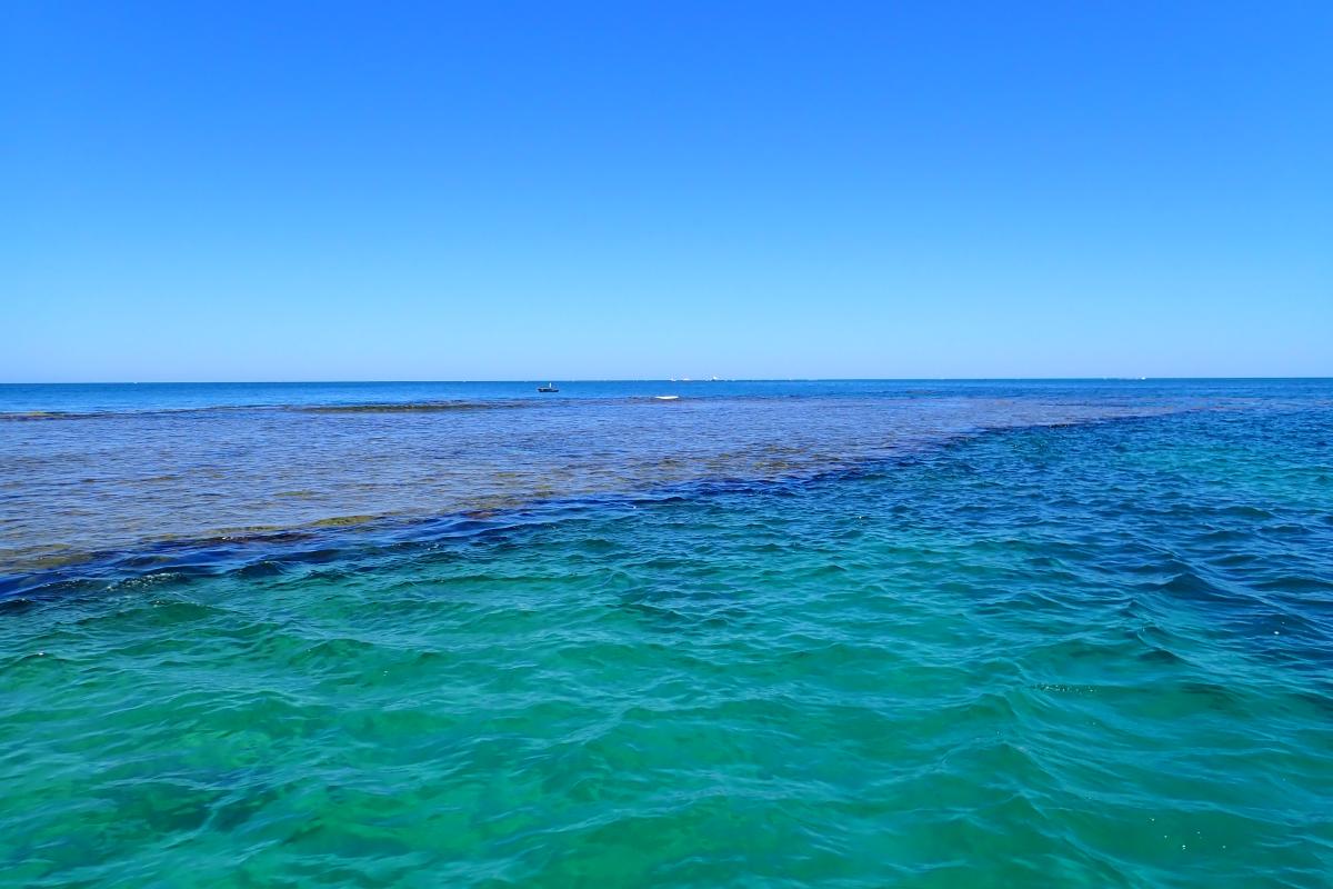Blue waters and clear skies at Wanneroo Reef