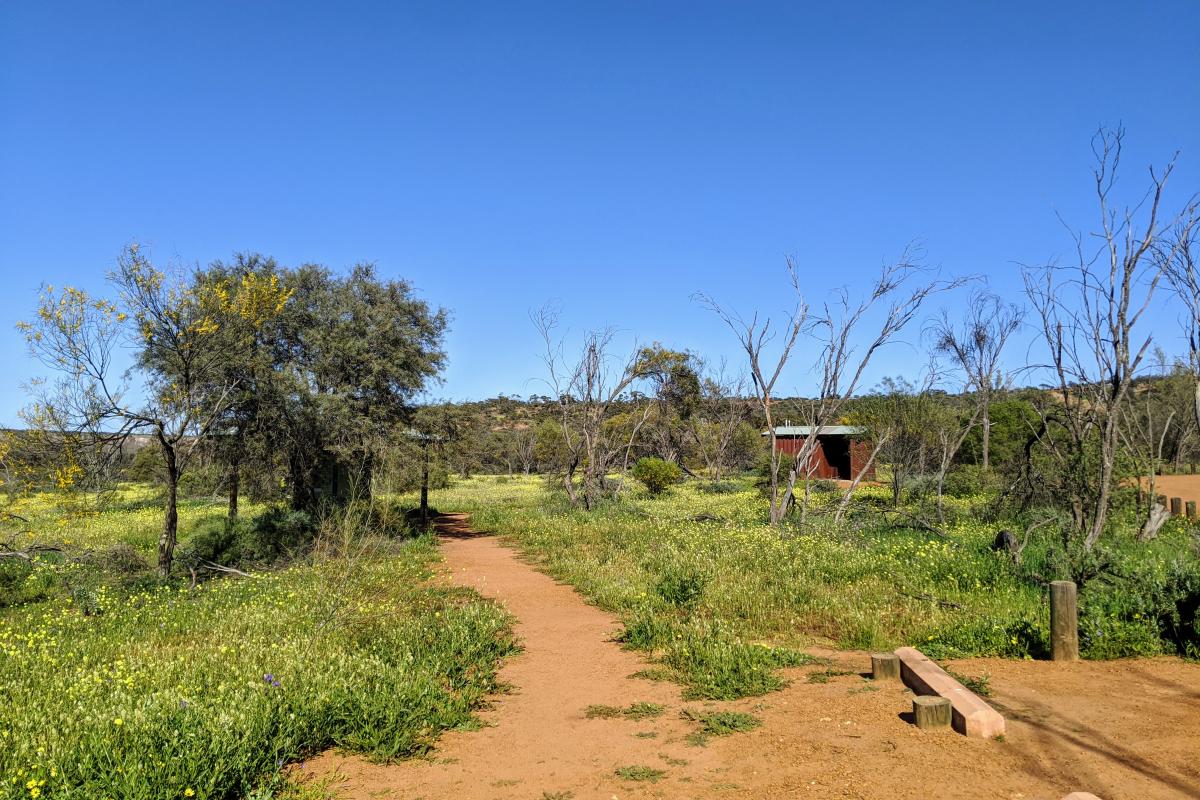 Riverbend parking, pathways and toilet facilities