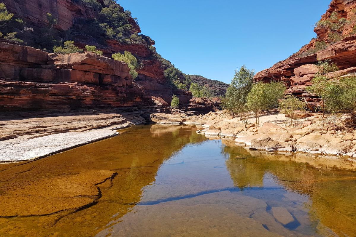 Z Bend in Kalbarri Gorge Z Bend in Kalbarri Gorge