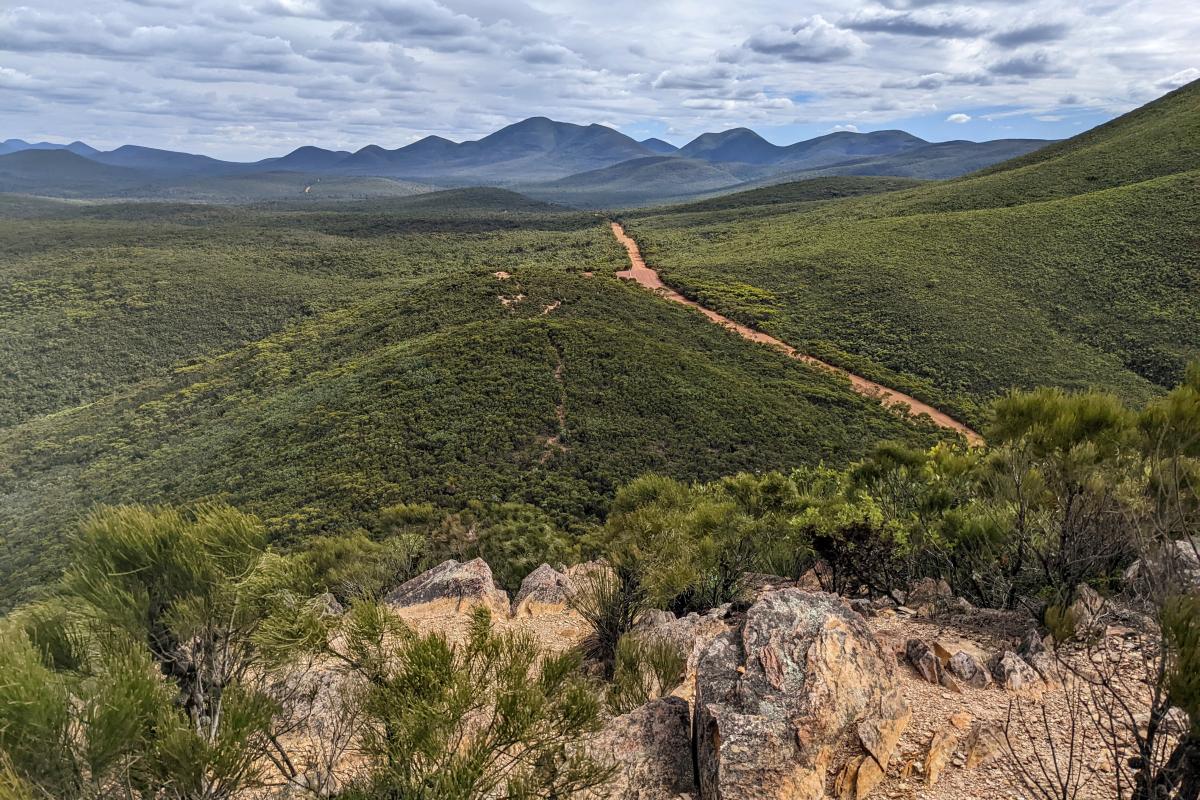 View from Central Lookout in Stirling Range National Park