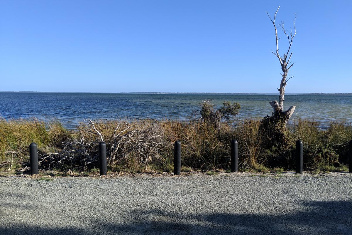 Len Howard views over the wetlands at Len Howard picnic area