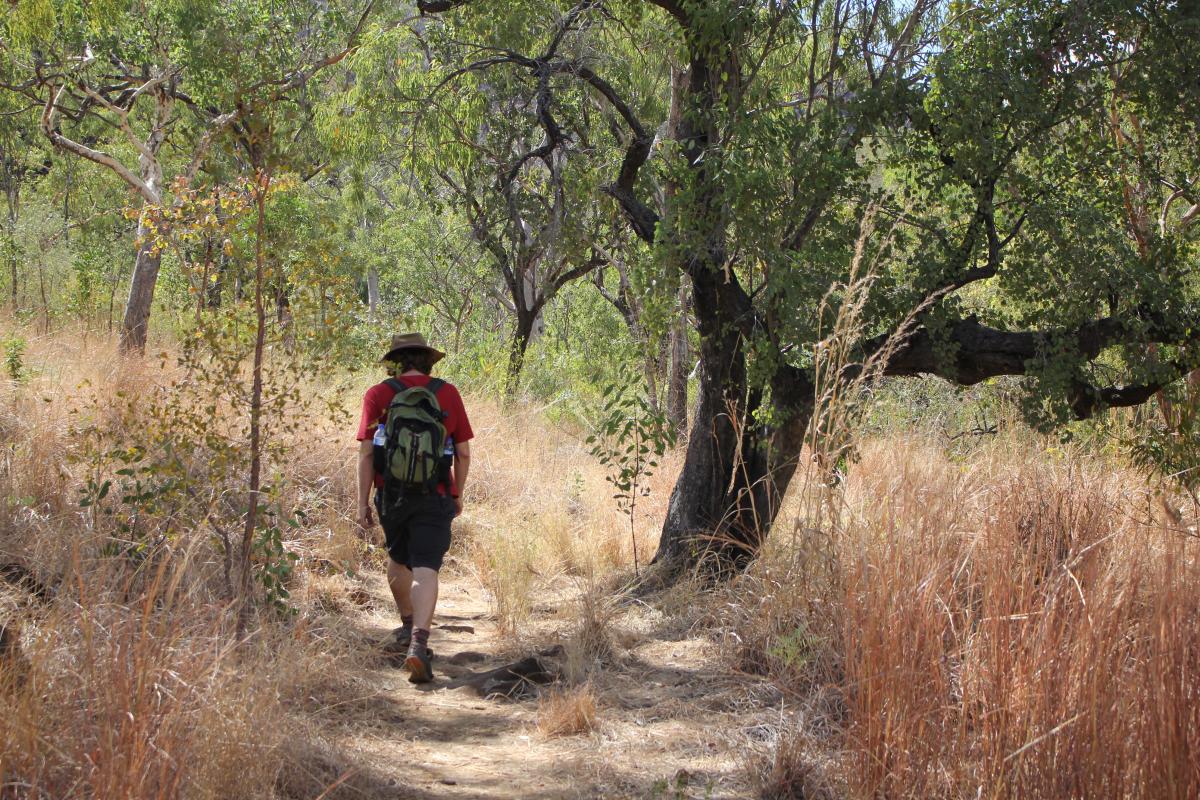 Bushwalking in Wunaamin Conservation Park