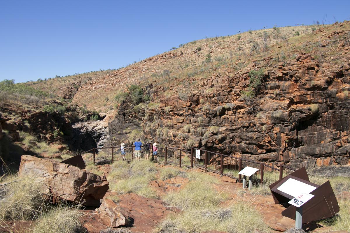 Lookout at Lennard River Gorge