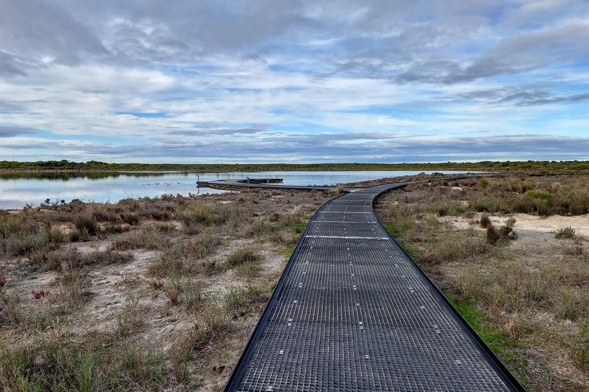 Lake Thetis boardwalk Lake Thetis boardwalk