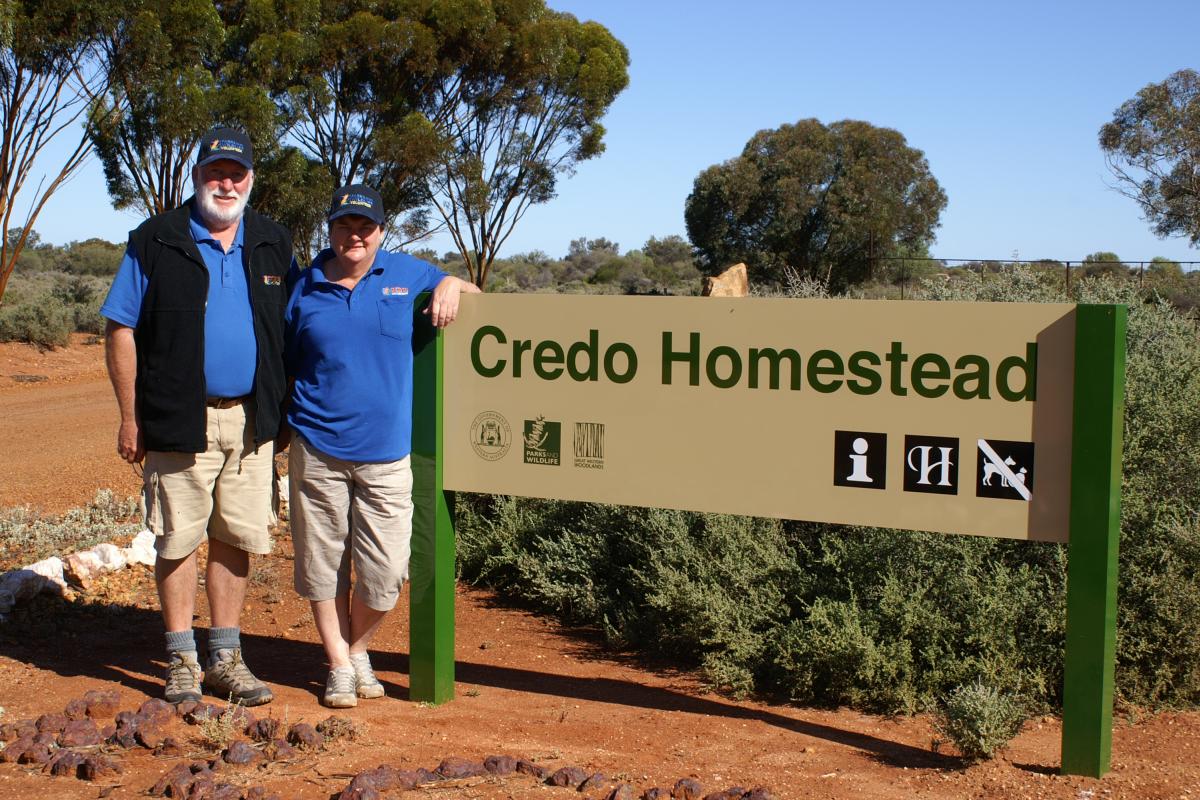 Lindsay and Roy in Credo Conservation Park