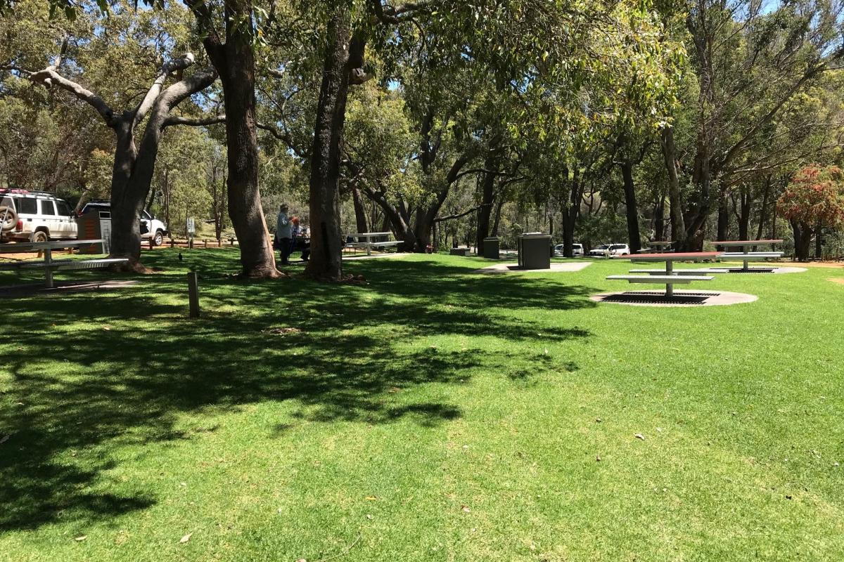Serpentine Falls main picnic area Main picnic area