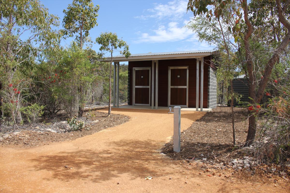David Ugle campground toilet David Ugle campground