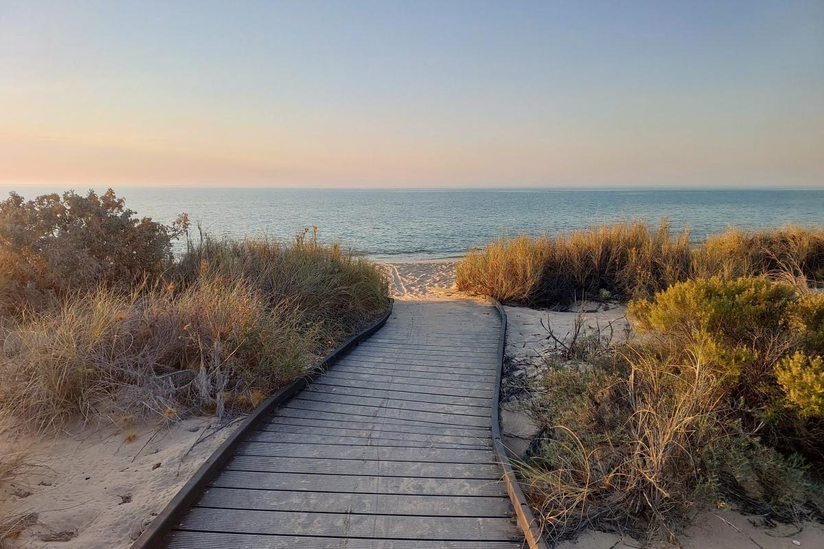 Yardie Creek Campground beach Yardie Creek Campground beach
